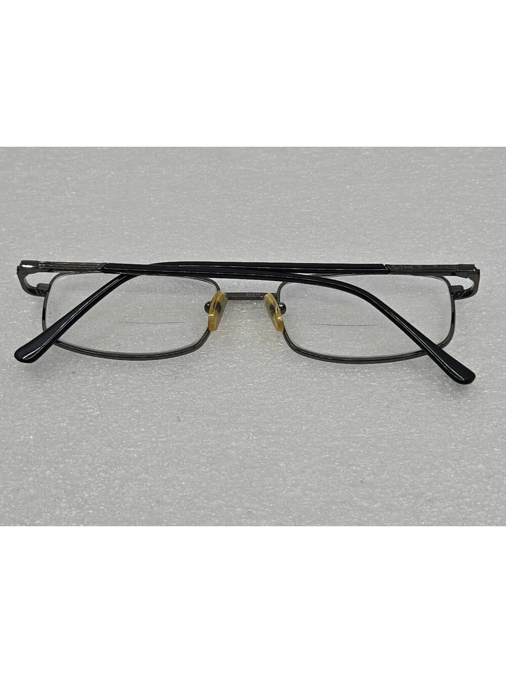 Equinox EQ212 Gunmetal Eyeglasses 53-18-145 Rectangular Men's W/Case Movie Prop